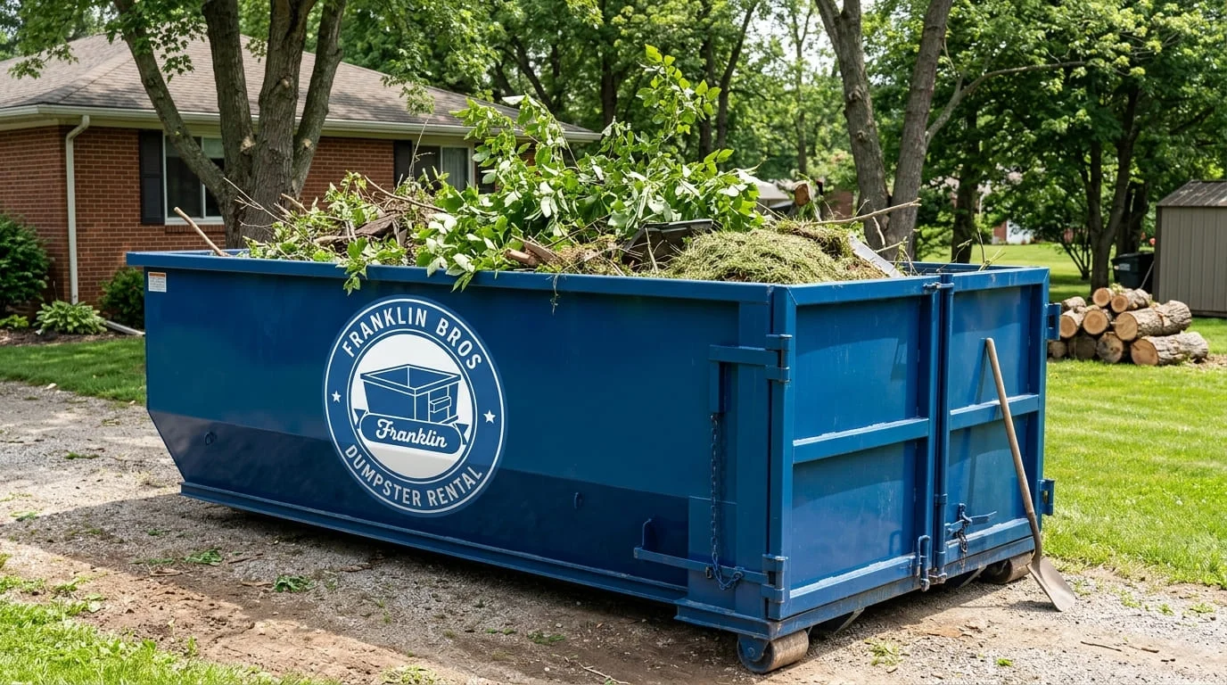 Yard Waste Dumpster Rental Franklin TN-img